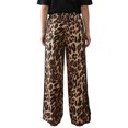 thumbnail image 6 of adaychics Womens Leopard Pants Side Striped Elastic Waist Drawstring Baggy Pants with Pockets Daily Wear, 6 of 6