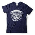 thumbnail image 4 of Mens Astronaut Cat T-shirt Astronaut Helmet Shirt Astronaut Gifts Funny Cat Shirt Cute Shirts (3X-Large Grey), 4 of 6