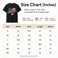 thumbnail image 4 of America 250 Years Patriotic Heart Graphic T-Shirt, Unisex Classic Fit, 180 GSM Cotton or Cotton-Poly, Front Print, 4 of 5