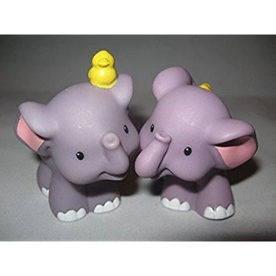 Fisher Price Little People Zoo or Ark Elephant with Duck on Head 