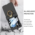 thumbnail image 6 of Galaxy Z Flip 5 Case with Ring Holder, Upgraded Hinge Protection Screen Protector Multi-Functional Ring Ultra-Thin Protective Case for Samsung Galaxy Z Flip 5 2023 - Green, 6 of 8