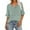 Green, variant on Uaswgudfs Women's Fashion Striped Lightweight Cotton T-Shirt | Casual Everyday Short Sleeve Top 2025