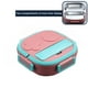thumbnail image 3 of Fiambrera de acero inoxidable Inteprter 2 compartimentos Rosa, 3 of 6