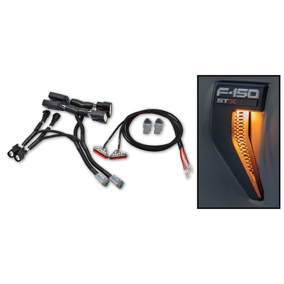 Starkey Products 2024-2026 Ford F-150 Fender Vent Lighting Kit for LED Reflector Headlights