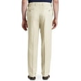 thumbnail image 2 of Oak Hill by DXL Men's Big and Tall Waist-Relaxer Flat-Front Microfiber Pants- New Improved Fit, New Khaki, 52W X 30L, 2 of 8