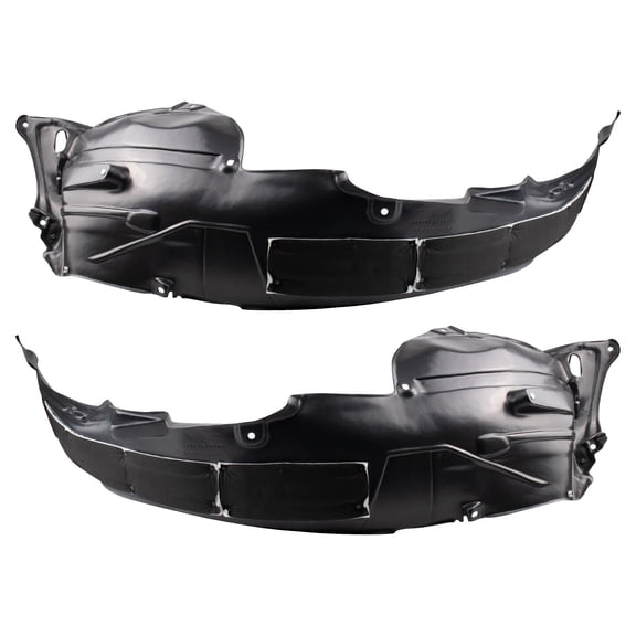 TRQ Front Inner Fender Liner Set Compatible with 2016-2018 Acura RDX BDA14568