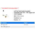thumbnail image 2 of Left Fuel Tank Sender Assembly - Compatible with 1976 - 1987 Jaguar XJ6 4.2L 6-Cylinder 1977 1978 1979 1980 1981 1982 1983 1984 1985 1986, 2 of 2