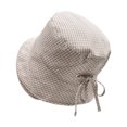 thumbnail image 3 of LILIYA Women's Summer Plaid Bucket Hat Quick-Drying Lightweight Packable Elegant Sun Hat Casual Beach UV Protection Fishing Travel Hat, 3 of 4