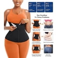 thumbnail image 4 of Faja reductora de cintura para mujer, faja reductora de peso, faja abdominal, faja deportiva para el sudor, traje de sauna (extragrande), 4 of 4
