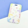thumbnail image 4 of Office School Flower graffiti Name Tags Card Bag Protective Cover Bank Credit Card Handrope Card Holder Badge Holder Bus Card Case ID Card Sheath 12, 4 of 8
