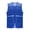 Blue, variant on QQAMB Women's Vest with Zipper Pocekts Plus Size Lightweight Softshell Sleeveless Jacket Travel Hiking Golf Running Vest Yellow M