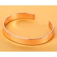 thumbnail image 2 of Sunsoul by Touchstone Indian Bollywood Desire Superbly Handcrafted Meditation Fantastic Healing Peace Chakra Yoga Openable Free Size Copper Bracelet In Natural Tone Women and Men., 2 of 5