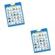 thumbnail image 4 of Bewildely Póster de preescolar en inglés, gráfico de pared de PVC interactivo con sonido del alfabeto, juguete educativo para edades tempranas, niños Tipo6 2piezas Bewildely CBP580164, 4 of 5
