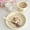 Three Piece Set, variant on CHUNTIAN Matte Korean Cream Color Ceramic Tableware One Person Food Cute Hand-painted Bear Print Salad Bowl Senior Sense
