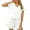 White, variant on 2 Piece Sets for Women Dressy Spring Womens Two Piece Outfits Fall Fashion Women' Solid Color V-Neck Short Sleeved Elastic Waist Rolled Shorts Sports And Leisure Home Two-Piece Set