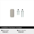 thumbnail image 4 of Amerock Socle 1-7/16 inch (37mm) Length Satin Nickel Cabinet Knob, 10 Pack, 4 of 4