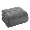 thumbnail image 4 of Sweet Home Collection 8 Piece Comforter Set Bag with Unique Design, Bed Sheets, 2 Pillowcases & 2 Shams Down Alternative All Season Warmth, Queen, Greek Key Gray, 4 of 5