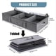 thumbnail image 3 of 50L Under Bed Storage Box with Lid, Foldable Linen Storage Box, 3 of 5