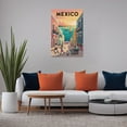 thumbnail image 5 of Campeche Vintage City Travel Poster with Warm Palette, Balconies, And Sea Breeze Canvas Poster, 5 of 8