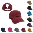 thumbnail image 6 of ZQUUVOU Unisex Couple Denim Baseball Cap Vintage Washed Classic Dad Hat Sun Protection Outdoor Streetwear Fashion Black, 6 of 6