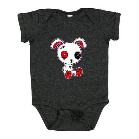 

Inktastic Goth Bunny Gift Baby Boy or Baby Girl Bodysuit
