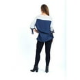 thumbnail image 3 of Womens Tencel Top Round Neck 3/4 Sleeves, 3 of 3