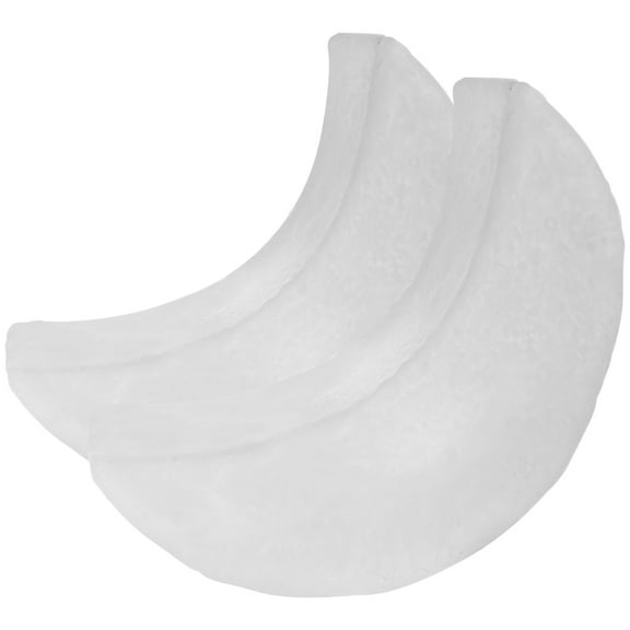 OUNONA 2Pcs Decorative Moon LED Night Lamp White Bedside Light Ideal for Room Ambiance and Soft Lighting