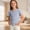 Gray, variant on Boys Girls Cotton T-Shirt Breathable Summer Top Soft Skin Friendly Solid Color Unisex Casual Basic Wear Pink Size 3-4 Years