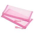 thumbnail image 1 of Malla Cremallera Bolsas, A6 Nylon Cremallera Bolsa Lápices Estuche Almacenamiento Bolsillos para Viajes Oficina Accesorio, Rosa Paquete de 6, 1 of 5
