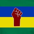 thumbnail image 3 of CafePress - Ukrainian Flag With Fist T Shirt - Women's Traditional Fit Dark T-Shirt, 3 of 4