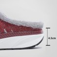 thumbnail image 5 of Puntoco Women'S Shoes Clearance,Women Winter Shoes Flying Woven Slippers Thick Sole Outdoor Leisure Warm Shoes Wine, 5 of 9