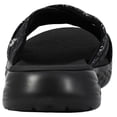 thumbnail image 3 of Skechers Slip-On Sandals for Women, on the Go 600, Cross-Strap Design, Floral Print, Cushioning, Goga Mat Footbed, 3 of 7