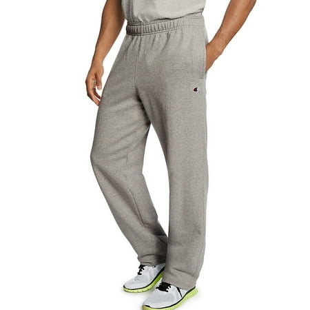 Champion - Mens Fleece Open Bottom Sweatpants With Pockets - Walmart.com