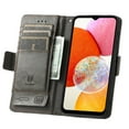 thumbnail image 3 of Dteck for Samsung Galaxy A54 5G Wallet Case, Shockproof Magnetic PU Leather Flip Folio with Card Holders RFID Blocking Kickstand Anti-Scratch TPU Inner Shell Phone Case, gray, 3 of 5