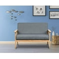 thumbnail image 3 of Lilola Home Bahamas 45" W Gray Loveseat, 3 of 5