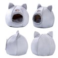 thumbnail image 5 of For Cats/small Dogs Sleeping Comfortable Cave Velvet Self-warming Hut With Removable Washable Bed Cushion - L, 5 of 5