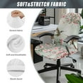thumbnail image 6 of Whosucclay Hummingbird Cherry Blossom Print Office Chair Cover, Washable Chair Slipcovers Removable Computer Chair Slipcovers with Elastic Bottom Protective Rotating Desk High Back Seat-S, 6 of 7
