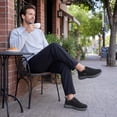thumbnail image 3 of FitVille Men's Wide Slip on Hiking Shoes with Arch Support Wide Toe Box, 3 of 8
