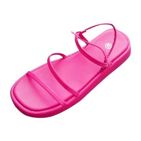 

noarlalf platform sandals women sandals fashionable new pattern summer open toe comfortable buckle up thick bottom flat comfortable non slip shoes womens sandals