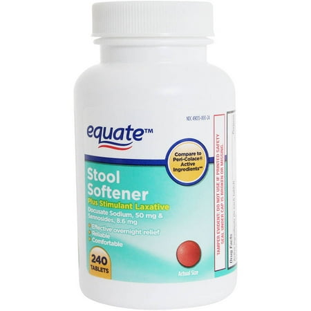Walmart Stool Softener Laxative equate stool softener plus stimulant laxative 240 count Walmart Stool Softener Laxative equate stool softener plus stimulant laxative 240 count