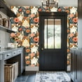 thumbnail image 3 of Peel and Stick Wallpaper 17.7in x 9.8ft Floral Cats Flower Crowns Botanical Style Contact Paper Vinyl Self-Adhesive Removable Wall Paper for Bedroom Kitchen Cabinet Décor Renter Friendly, 3 of 8