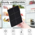 thumbnail image 4 of DAZUINIAO Ice Cube Tray for Freezer ，3 Pack Reuseble Silicon Ice Molds with Lid ，Square Ice Cube for Cocktails Coffee Juice Baby Food，BPA Free, 4 of 8