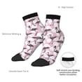 thumbnail image 6 of Pofeuu Pineapple Flamingo Print 30cm Socks, Adult Running Hiking Socks for Youth and Adult, 6 of 7