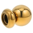 thumbnail image 2 of Remates de acero para postes de cerca de jardín, remates decorativos con diseño de bola superior, remates duraderos y resistentes a la intemperie para cercas exteriores, 32 mm, dorados, 2 of 5