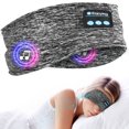 thumbnail image 2 of Muyoka Dormir Auriculares Bluetooth Diadema M煤sica inal谩mbrica Deporte Auriculares Diadema con altavoces est茅reo incorporados Regalo para dormir de lado Deportes Yoga, 2 of 7