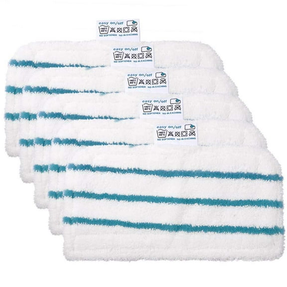 5 Pack Washable Microfiber Steam-Mop Cleaning Pads Compatible with All Black Decker Steam Mops, SM1600, SM1610, SM1620, SM1630, SMH1621, HSMC1300FX, HSMC1321, HSMC1361SG