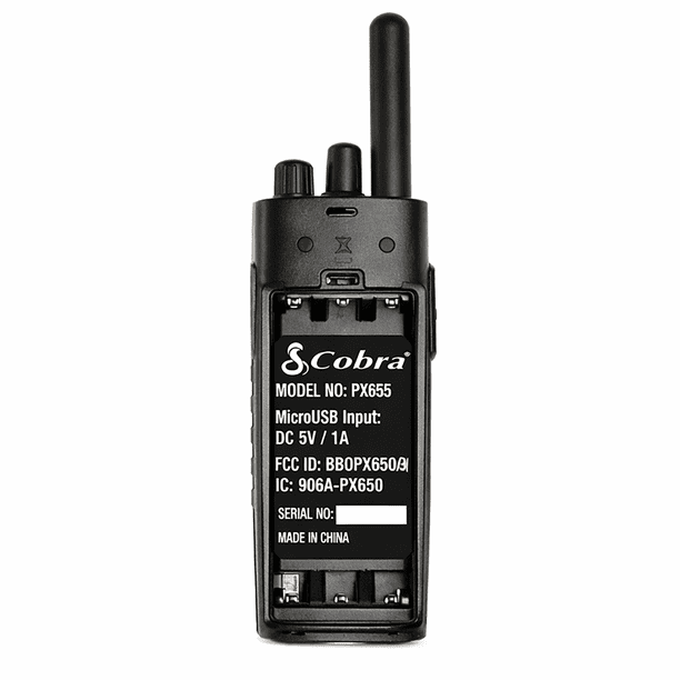 Cobra PX655 Pro Business Long Range 2W FRS Two-Way Radios (2-Pack