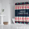 thumbnail image 2 of Shower Curtain for Bathroom Merry Christmas Snowflake Bathroom Curtain Waterproof Beautiful Shower Curtain Hooks Included,72x72Inch, 2 of 5