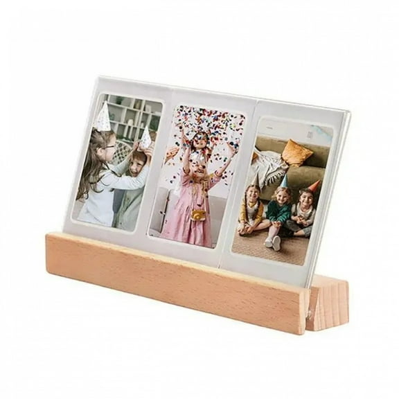 3 In 1 3 Inch Photo Frame For Fujifilm Instax Mini 12 11 9 8 Fuji Camera Acrylic LED Light Photo Table For Instant Film Camera