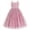 Pink, variant on IBTOM CASTLE Flower Girls Dress for Wedding Round Neck Sleeveless Floral Embroidered Ruffle Tulle Dress Birthday Party Princess Pageant Gown with Bowknot 4-5 Years Sky Blue